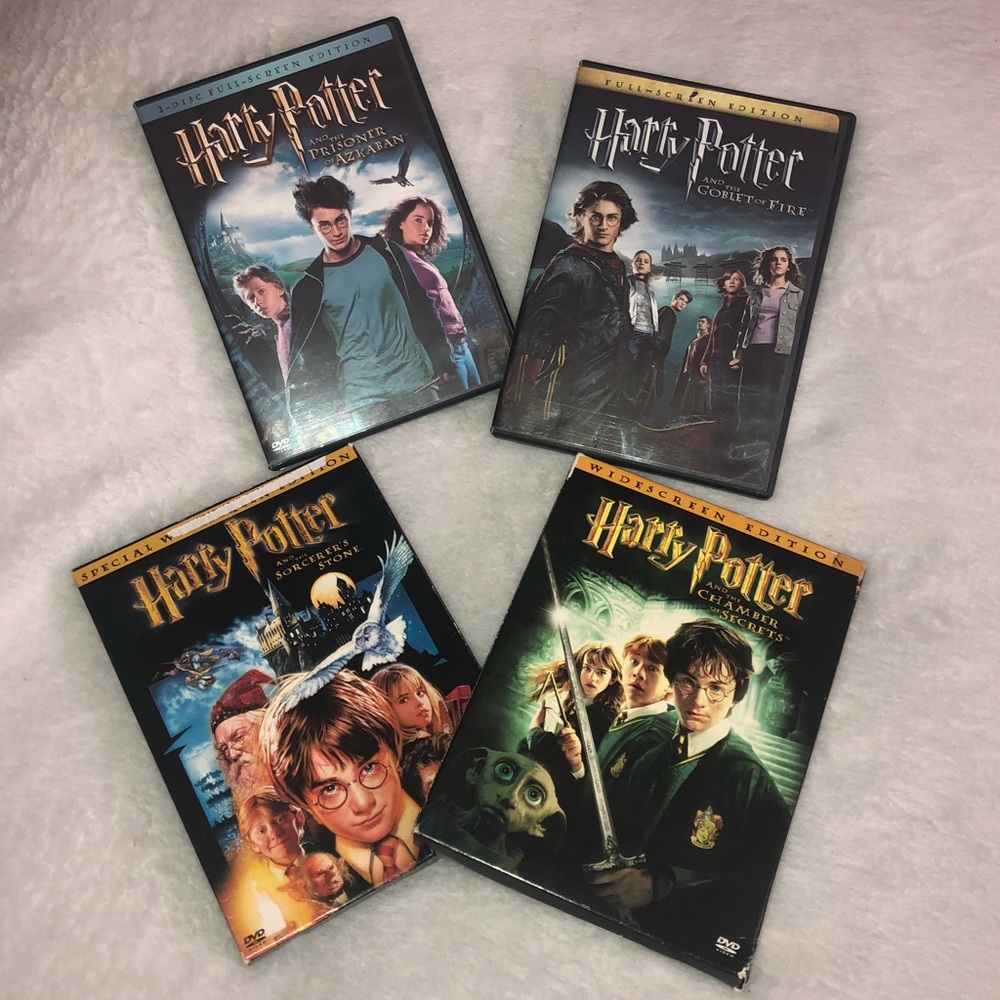 4 Harry Potter DVD’s